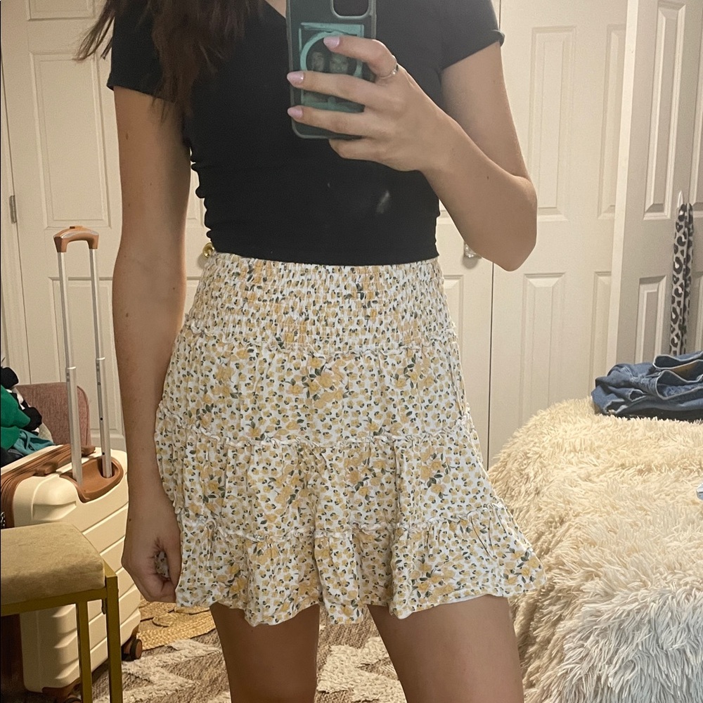 Floral Print Women's Skirt
